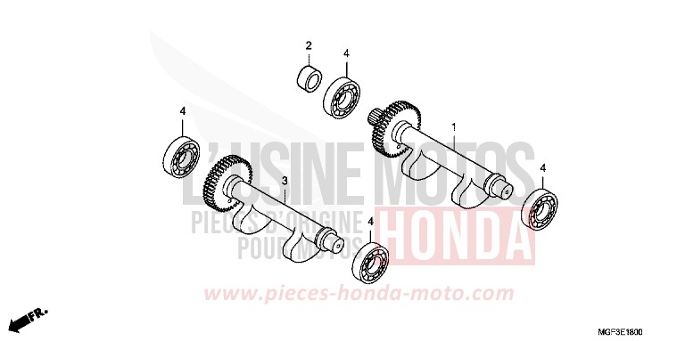 BALANCIER de SILVER WING SWORD SILVER METALLIC (NHA95) de 2011